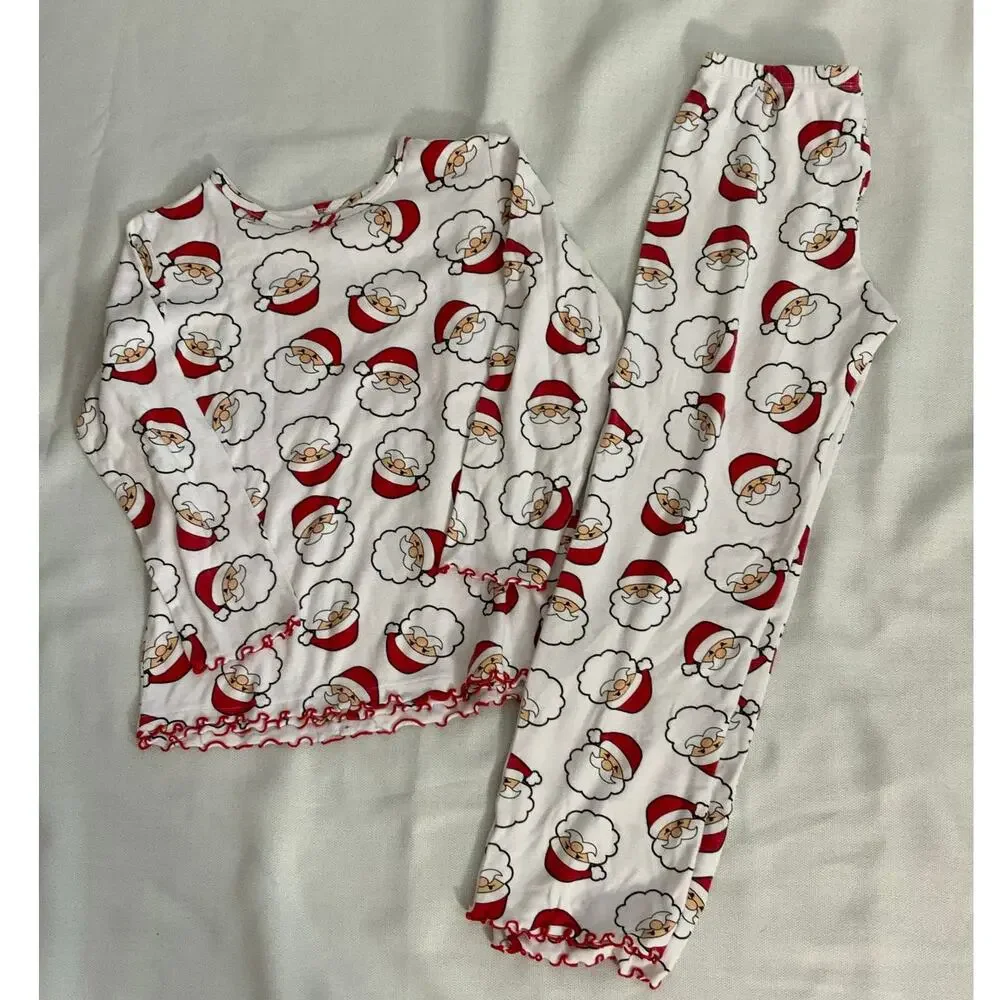 Sara's Prints Santa‎ Pajamas size 14